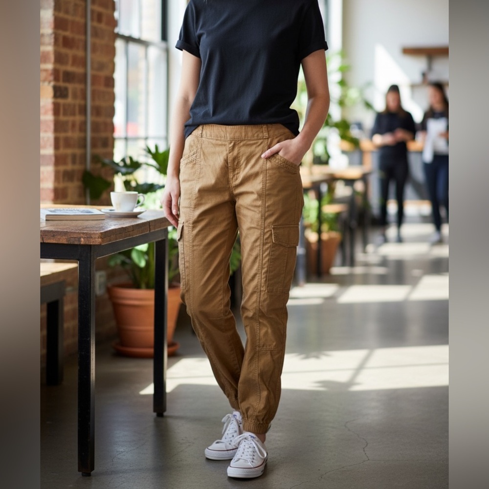 Mustard Cargo Pants - C&C California Tan Pants